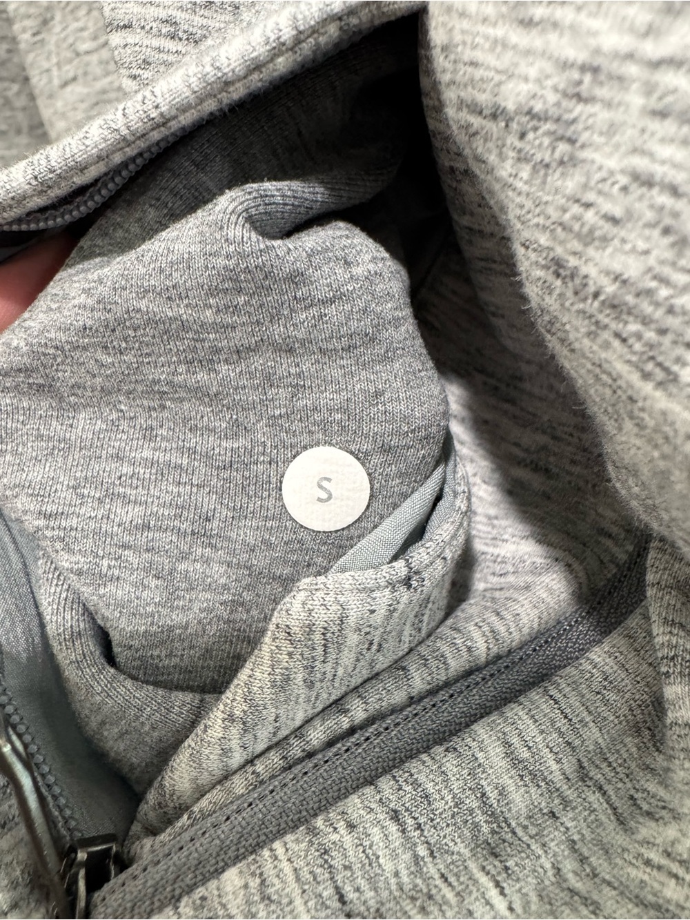 Lululemon Heathered Gray Running Pullover Long Sleeve Small - Picture 10 of 12